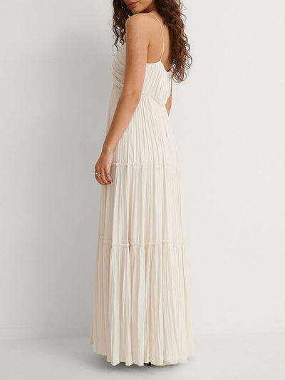 Giana - Pleated Maxi Dress