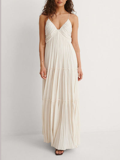 Giana - Pleated Maxi Dress