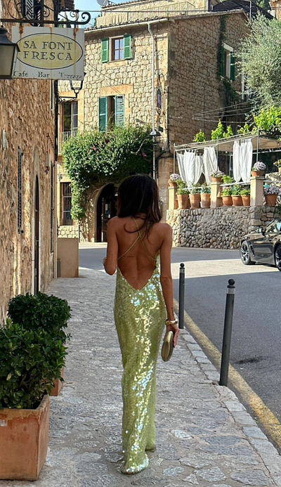 Kendal - Sequins Maxi Dress