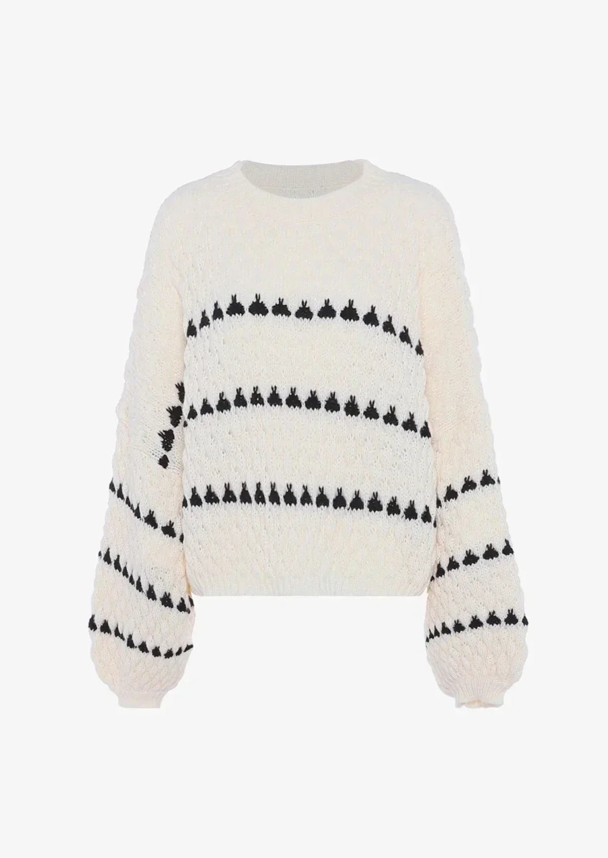 Esme - Puff Sleeves Pull-Over Sweater