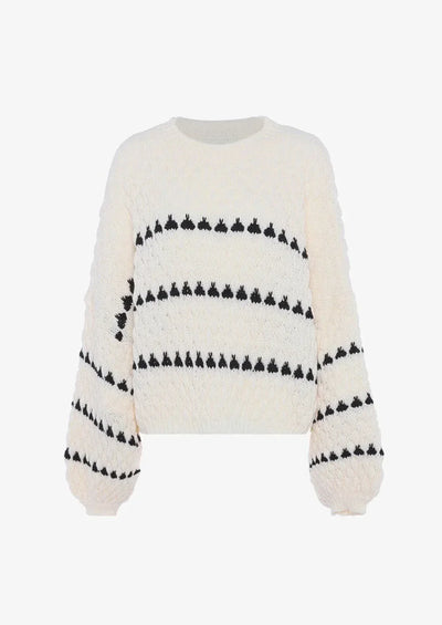 Esme - Puff Sleeves Pull-Over Sweater