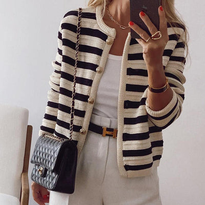 Marina - Striped Cardigan