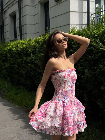 Rania - Elegant Frilled Dress