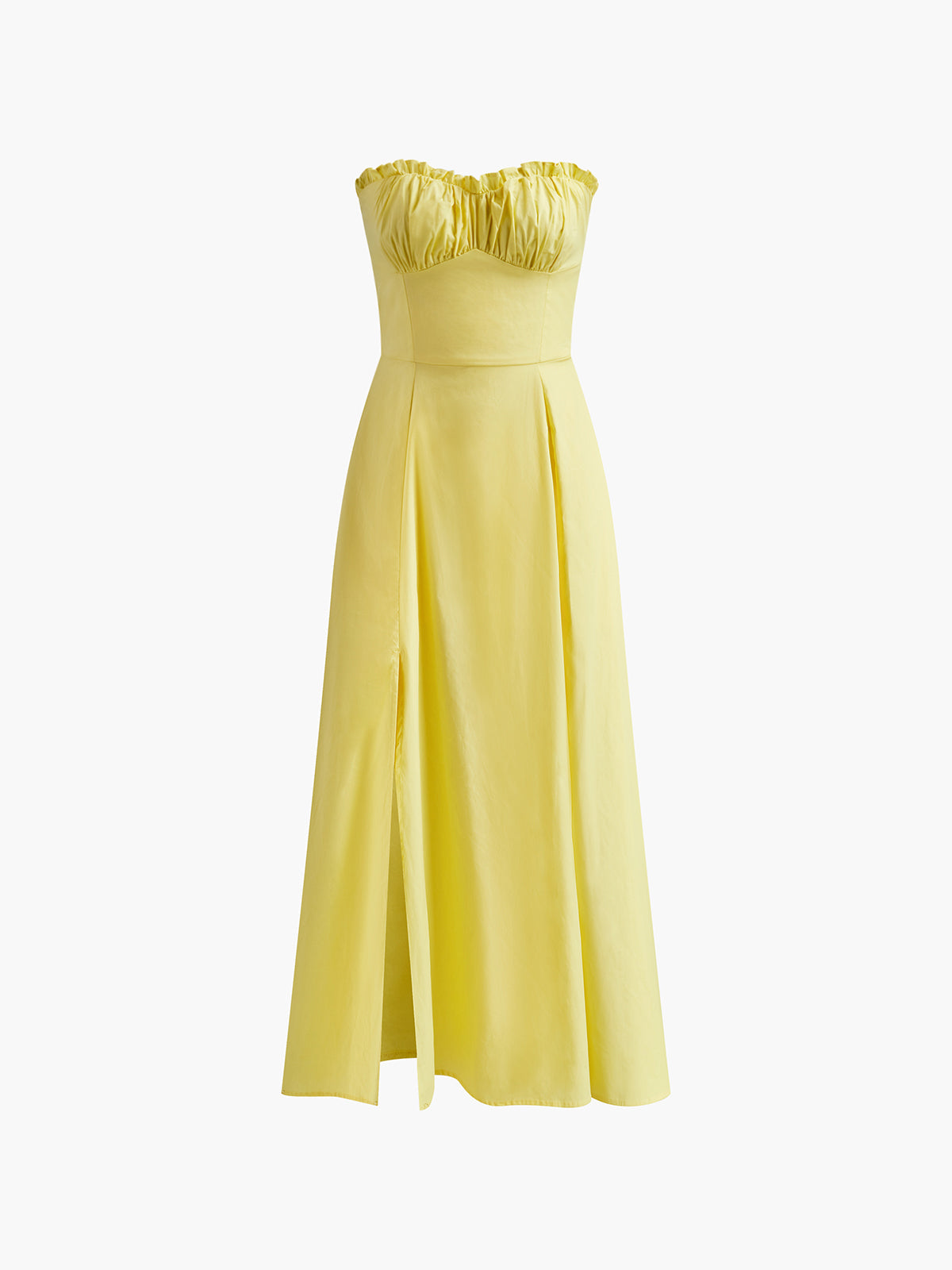 Loisa - Lemon Corset Fit Midi Dress