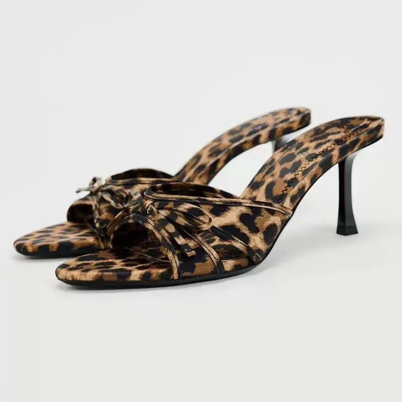 Cara - Leopard Print High Heels