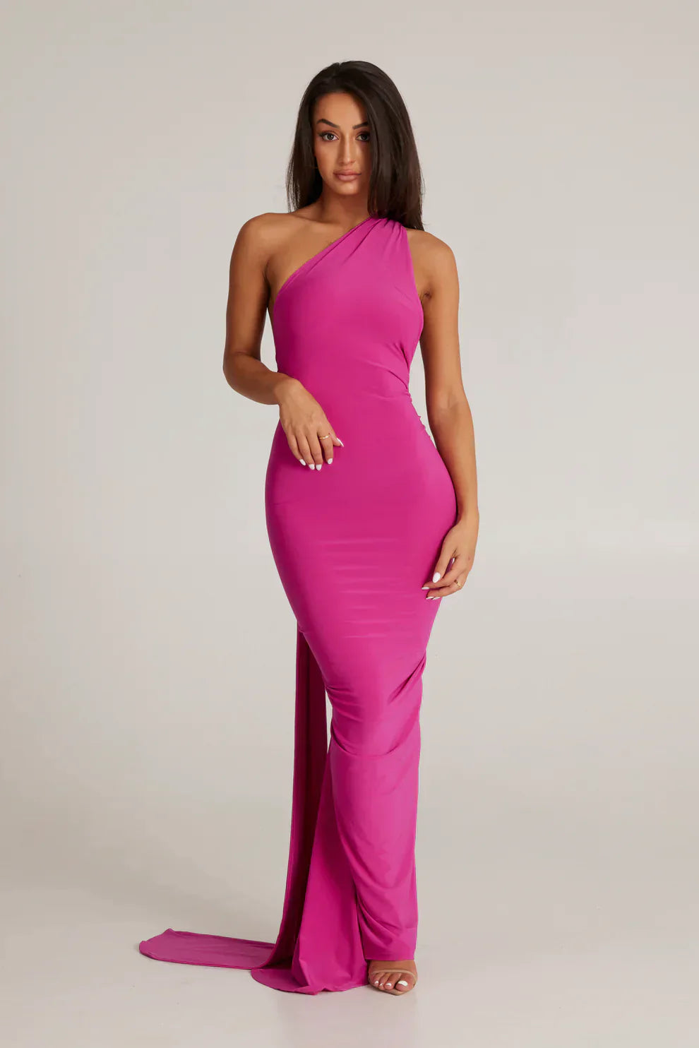 Felina - One Shoulder Cut-Out Maxi Dress