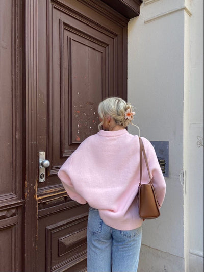 Melva - Oversized Soft Pink Sweater