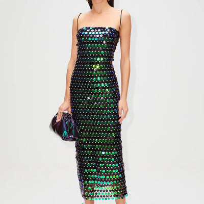 Jocelyn - Sizzling Sequins Midi Dress