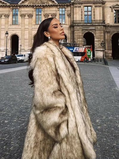 Amber - Luxe Faux Fur Coat