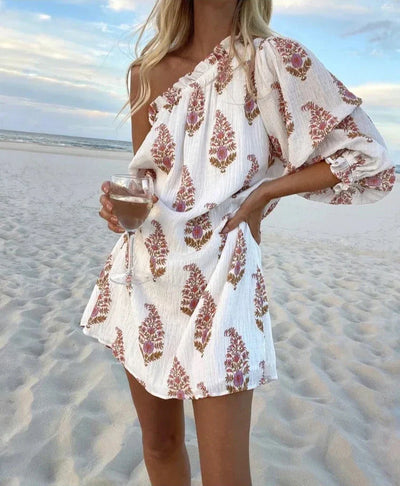 Marigold - Printed Mini Dress