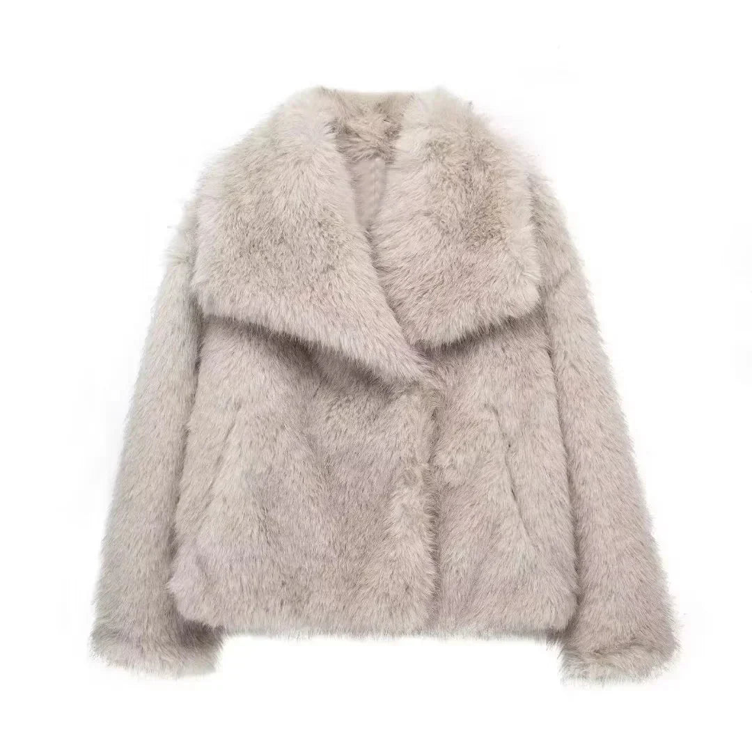 Ines | Sleek Fur Jacket