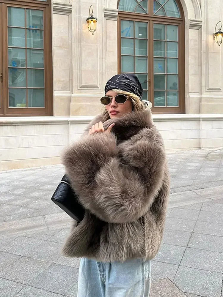 Kelly - Faux Fur Coat