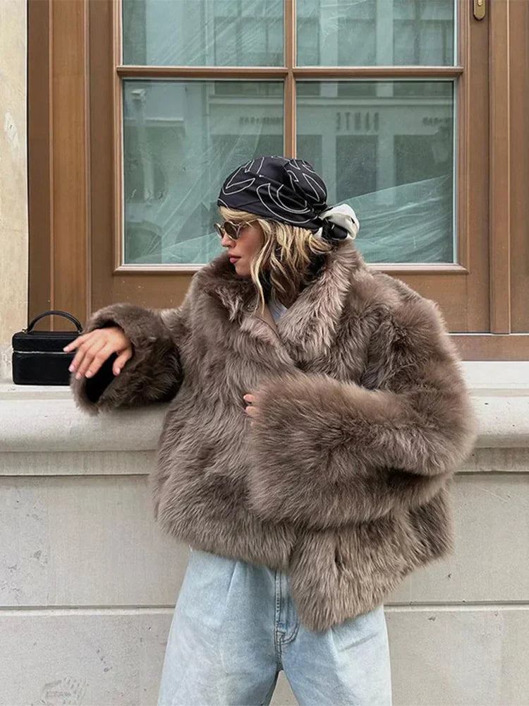 Kelly - Faux Fur Coat