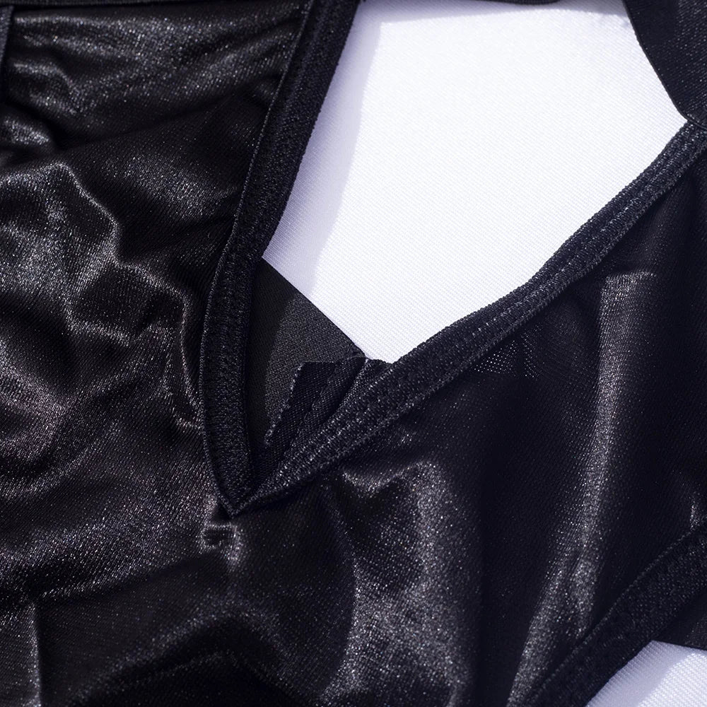 Doha™ | Luxe Noir Bodysuit