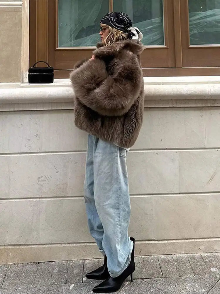 Kelly - Faux Fur Coat