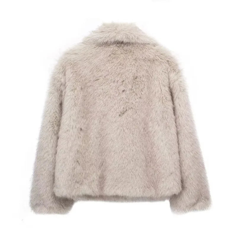 Ines | Sleek Fur Jacket