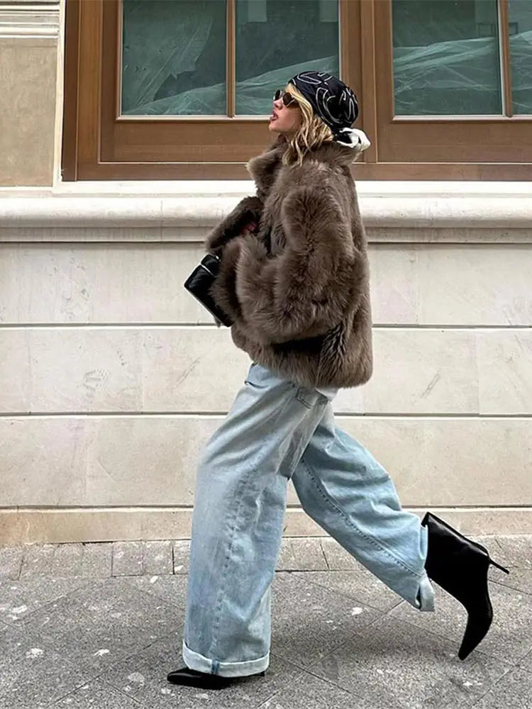 Kelly - Faux Fur Coat