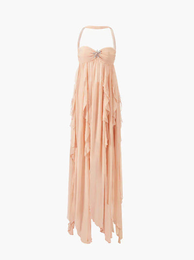 Dorine - Ruffle Maxi Dress