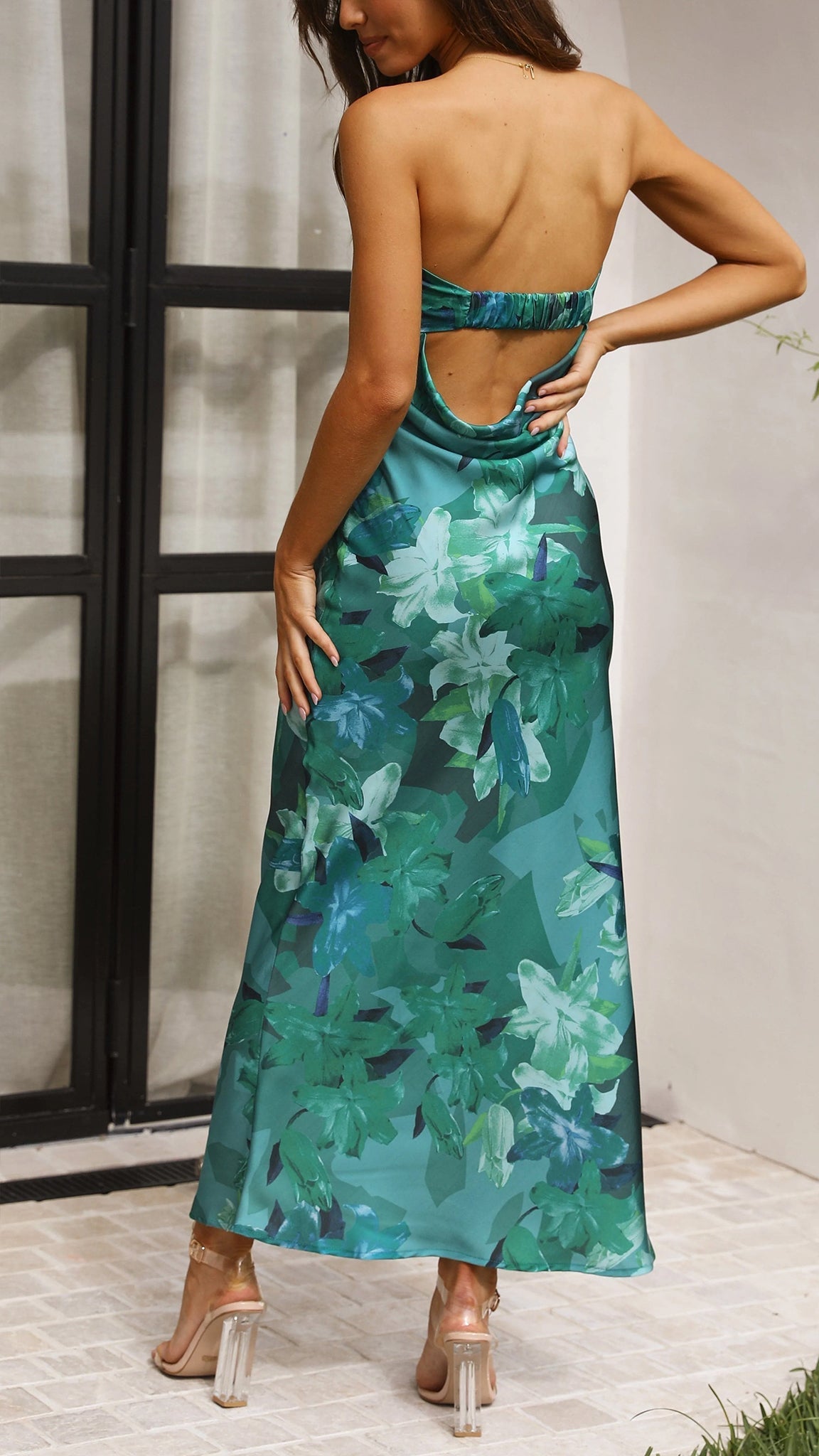 Bellamy - Sleeveless Floral Maxi Dress