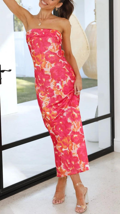 Bellamy - Sleeveless Floral Maxi Dress