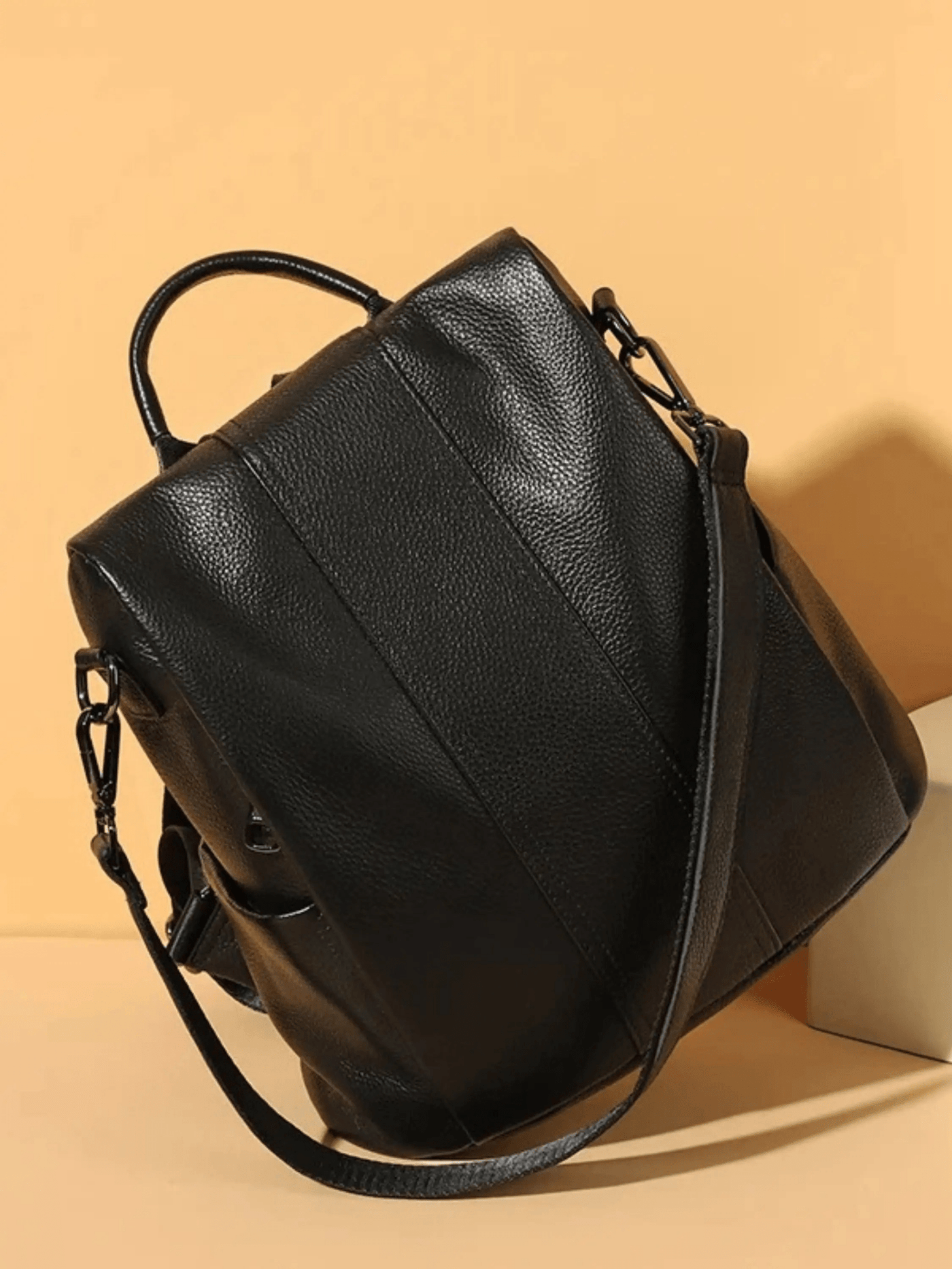 Ava | Modern Convertible Leather Backpack