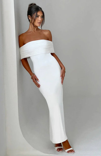 Olympia - Elegant Backless Maxi Dress