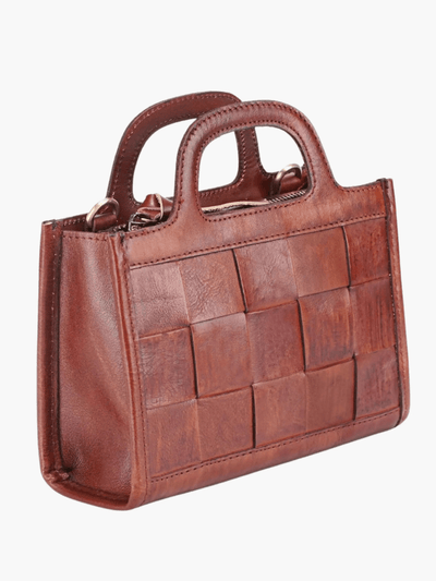 Eve | Classic Woven Leather Handbag