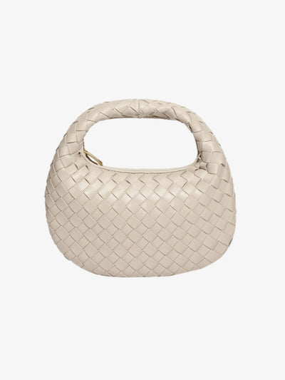 Gina | Mini Woven Leather Chain Bag