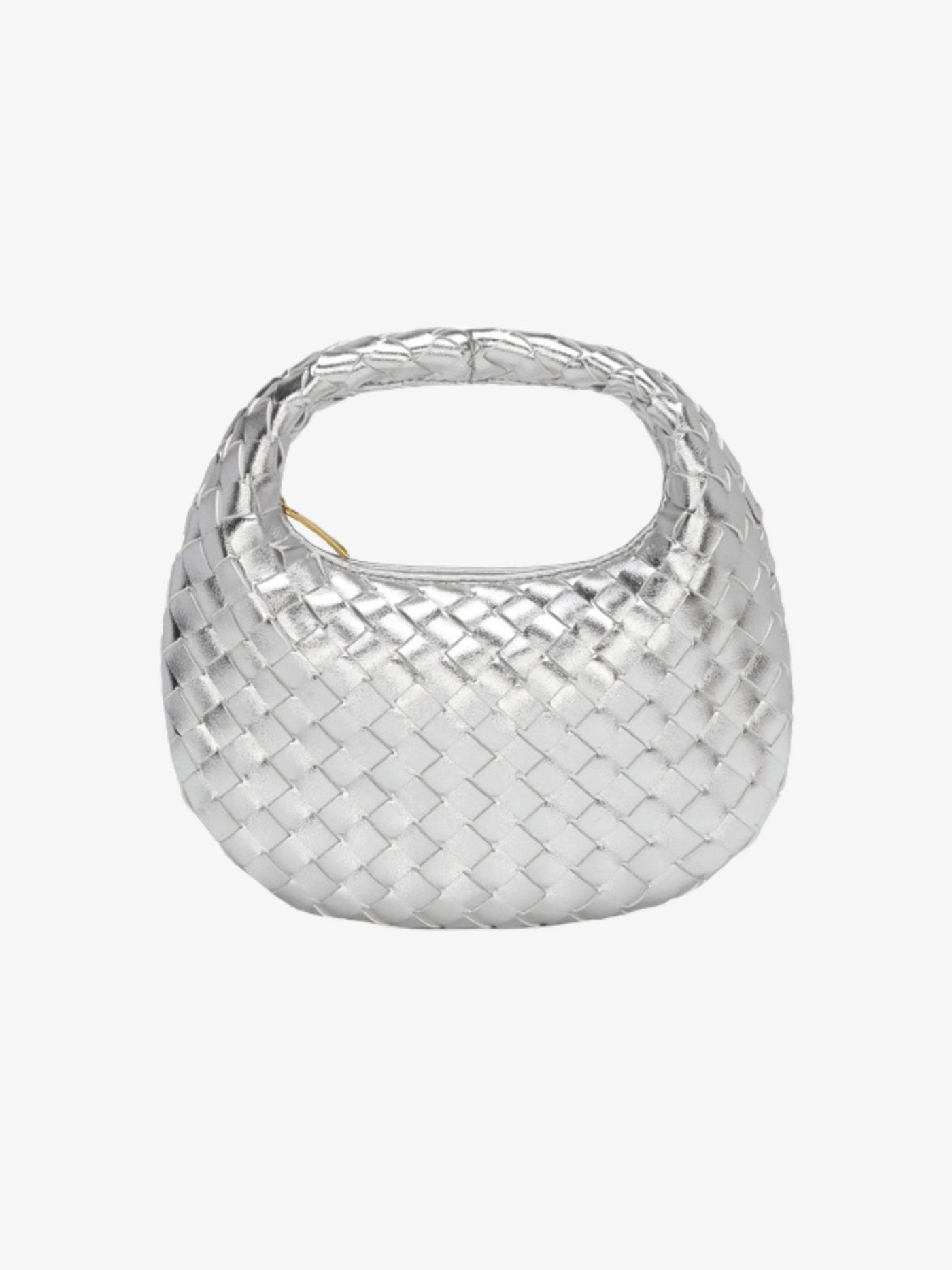 Gina | Mini Woven Leather Chain Bag