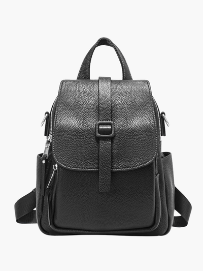 Nova | Compact Leather Backpack with Structured Design