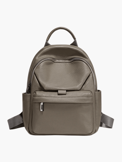 Olivia | Sleek Leather Backpack with Contemporary Detailing