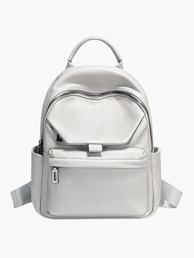 Olivia | Sleek Leather Backpack with Contemporary Detailing