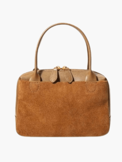 Olivia | Suede and Leather Handbag