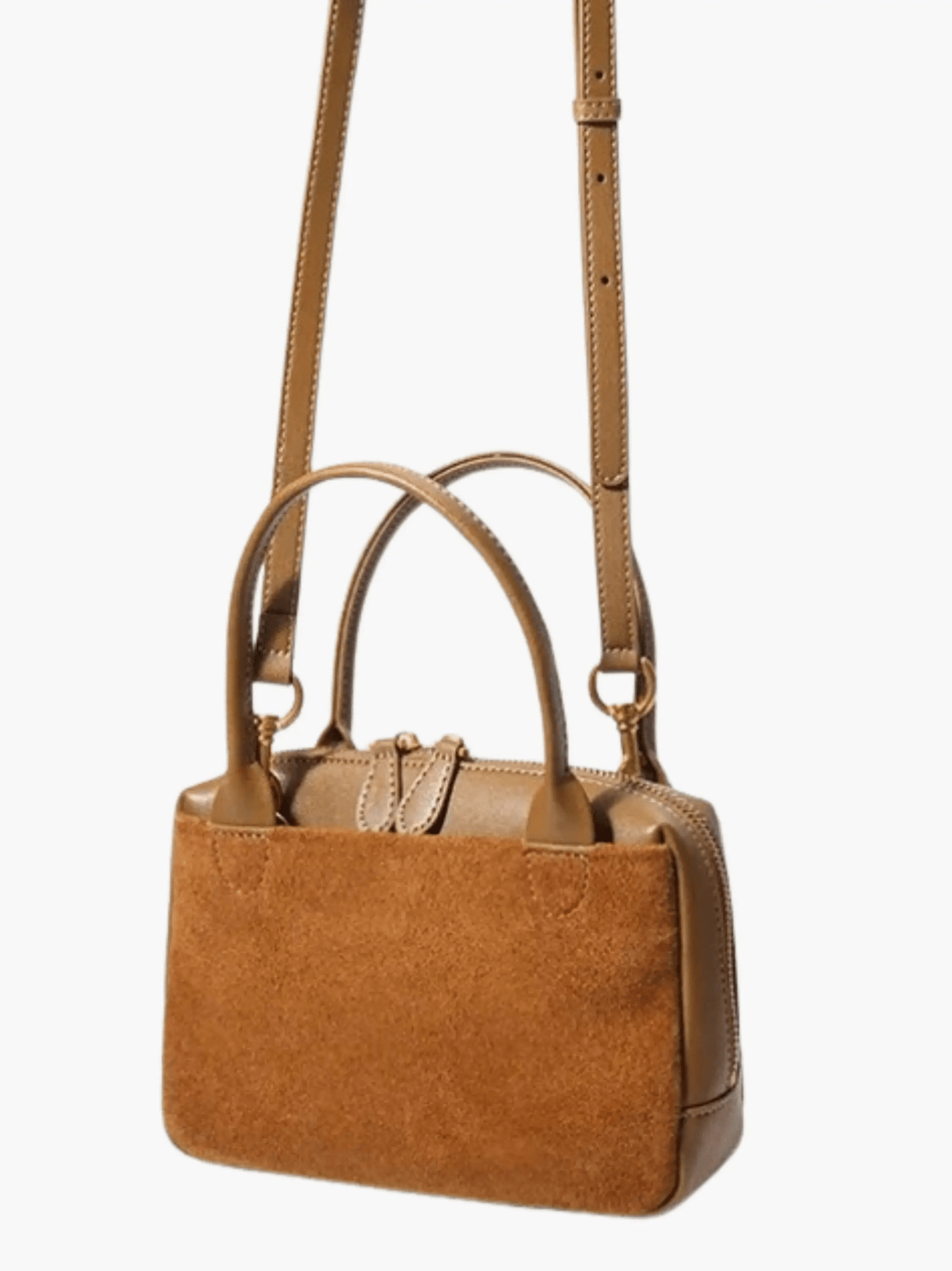 Olivia | Suede and Leather Handbag