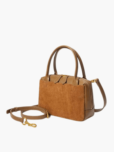 Olivia | Suede and Leather Handbag